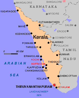 Kerala map